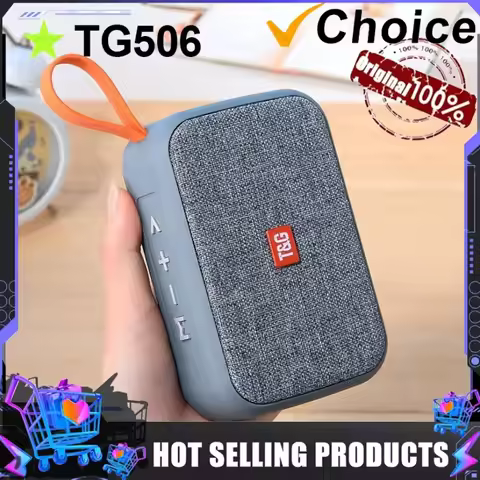 T&G Portable TG506 Speaker Mini Wireless Soundbar Bluetooth Outdoor Indoor HIFI Loudspeaker Support