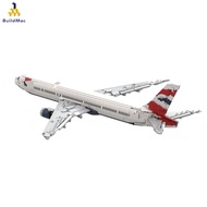 British Airways 777‑300ER Passenger Plane Building Blocks Airliner Model Desktop Display Adult Gift 