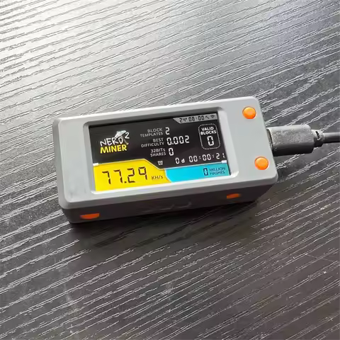 FUFU Bitcoin Nerd Miner V2.0 T-Display-S3 BTC Crypto Solo Lottery Nerdminer Miner LCD Display 78KH/S
