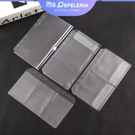 A6 zipper bag/6-hole Transparent document bag/Zipper Binder Ziplock A6/Ziplock Storage Bag Zipper ba