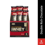 Optimum Nutrition 100% Whey Gold Standard 6/Carton -Double Rich Chocolate Flavor
