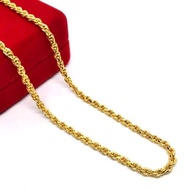 Emas 916 lelong Necklace Women Chain for Men Chain Jewellery Kalung Emas Bangkok Cop 916