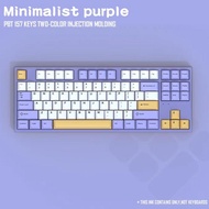 Winmix Retro purple minimalist Keycaps PBT original not muted gmk