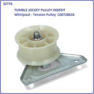 TUMBLE JOCKEY PULLEY INDESIT / Whirlpool - Tension Pulley  C00728616 for Dryer use