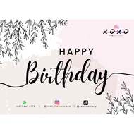 CUSTOMIZABLE 4R Size Wish Card