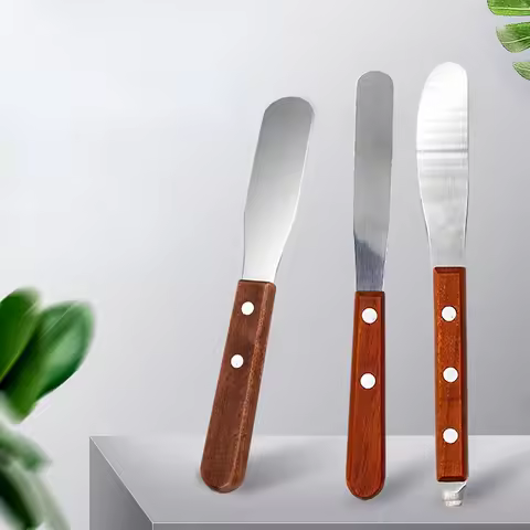 1Pcs Dental Plaster Spatula Alginate Mixing Knife Stainless Steel Dental Lab Impression Material Pla