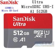 【高雄四海】公司貨 SanDisk Ultra MicroSDXC UHS-I 512GB．A1 Micro SD