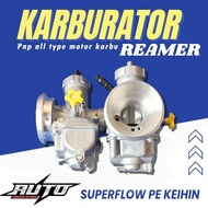 karburator Karbu PE Reamer SUPER FLOW keihin pe28 pe24 pe26 original mio beat JUPITER SUPRA rx king 