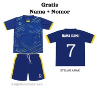 [ Free Sablon Nama Nomor ] Jersey Futsal Anak/ Baju Olahraga Anak