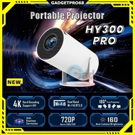 HY300 PRO Portable Mini Projector Android 11 Big LCD 4K Projector 8000 Lumens HD Dual Band WiFi Mirr