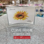 CURVED PHOTO FRAME H13CM X W18CM