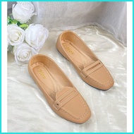 HOU Korea Fashion Doll Shoes Women's Office Flat Shoes Daily Lofer Shoes A-35 (35-40)
