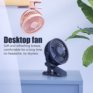 Mini USB Clip Fan Mute Fan Portable Desktop Fan Student Cute Small Cooling Fan