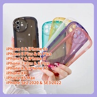 Matte Transparent Soft Case for iPhone Se3 2022 / Se2 2020 iPhone 7Plus 6Plus 8Plus 6s Plus iPhone 7 iPhone 6 6s 8 iPhone Xs Max XR X XS , Chubby Candy Color Shockproof Phone Cover