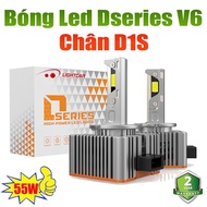 High Quality D1S Foot Led Bulb, LightCar V6 D1S Super Bright 55W