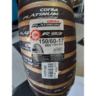 Corsa Platinum R 93 Uk 150/60 -17 TUBLESS Original moge Tire