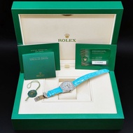 Rolex/勞力士 DAY-DATE 128159RBR Tiffany藍 原鑽滿天星 #HK11033