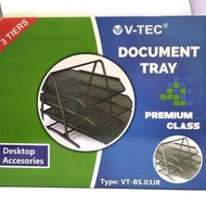 HOT Document Tray V-Tec 3-Tier Iron Letter Tray