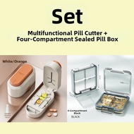 XIALANHUAXI | Precision Pill Cutter 1/4 1/3 2 Parts