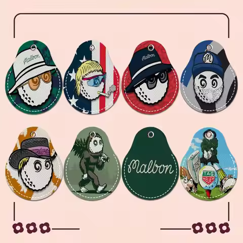 Fashion M-Malbon Golf Adorable Teardrop Acc Control Card Protector Bus Keychain Elevator Card Holder