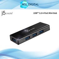 J5create JUH340N USB™ 3.0 4-Port Mini Hub (w/o AC Adapter)