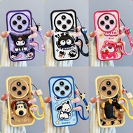 Casing POCO C75 patung pelekat comel phone casing