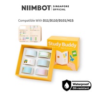 NIIMBOT Study Buddy Label Sticker 6-roll Pack For D110 D11 D101 H1S Refill Student School Paper