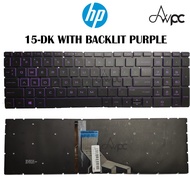 HP Pavilion Gaming Laptop 15-dk 15 cx 15-cx Purple With Backlit Backlight LED Keyboard Replacement @alphawolfpc