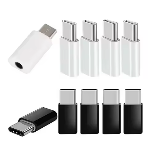 1-6Pcs Type-CAdapter Male Type C to Female 3.5mm Adapter For MacbookXiaomiHuaweiHonour 3.55mm wired 