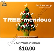 NTUC Fairprice E-Voucher $10 Shopee Inbox Same Day Delivery NTUC Fairprice Voucher Gift