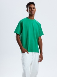 Xanvas Ice Sensation Short Sleeve Basic T-Shirt Boxy Fit Anti-Wrinkle Youthful Trend Cotton Blend Co