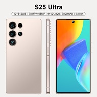 4G/5G Network S16-S25 Ultra Smartphone 6.8inch Full Screen Memory 8GB+256GB/12GB+512GB ROM Battery 7