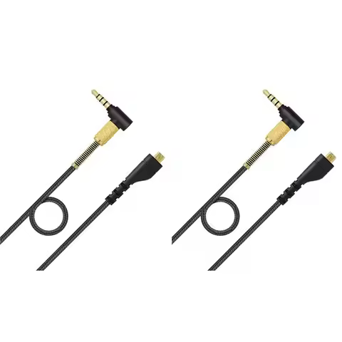 2X Replacement Audio Headset Cord For Steelseries Arctis 7 5 3 Pro Wireless Gaming Headphones 4.9Ft 