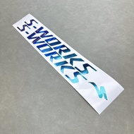 S-WORKS Lightning Mountain Road Frame Decoration Painting Color Change Sticker Sticker Decal Coverin