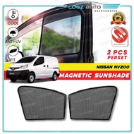 Nissan NV200 2012 2013 Car Magnetic Sun Shade Magnet Sunshade Accessories 2PCS