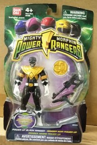 絕版 2010年 美版 Bandai 恐龍戰隊 Power rangers 黑戰士 4吋高 Black ranger action figure 1盒