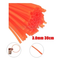 100PC Squared Tip Trimmer Line 3.0mm 30cm Nylon Rope for Trimmer Line Grass Whipper Snipper Brush Cu