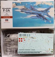 收藏品出清~未組合模型 1/48日本航空自衛隊F-2A支援戰鬥機 長谷川出品