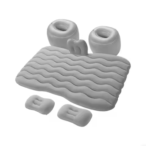 Portable Inflatable Bed SUV Air Mattress for Car Camping with Build In Headrest Safety Design for Ch
