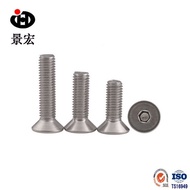 Hex Socket Head Cap Screw14Screw6*Hexagon Socket Flat Head Stainless Steel 8M*M6 Flat Cup Countersun