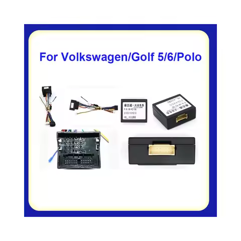 Canbus Box VW-RZ-08 For VW Volkswagen Golf 5/6/Polo/Passat/Jetta/Tigua 16 PIN Harness Power Cable An