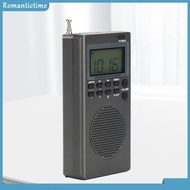 ✼ Romantic ✼  AM FM Portable Radio Pocket Transistor Radio Backlight HD Display Screen Useful