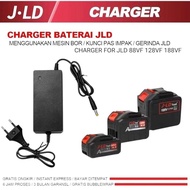 JLD Large Battery Charger for 88V 128V 188V Electric Tool Charger Adapter