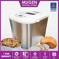 Mugen Fully Automatic Bread Maker with Ice Cream Function, 16 Programmes, Non Stick Baked Pot, Free 