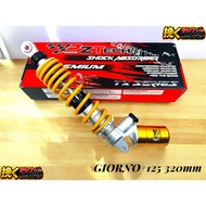 PZTECH TX SERIES SUSPENSION GIORNO 125 320MM FULLLY ADJUSTABLE REBOUND/PRELOAD/NITROGEN/COMPRESSION