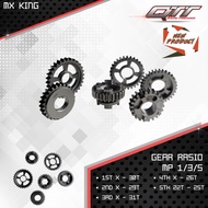 QTT MX King Gear Ratio - Yamaha Mx King QTT Race Proven Gear Ratio