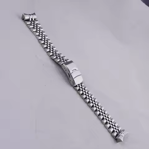 US STOCK TAX FREE 22mm Jubilee Watch Band for Seiko SKX007 009 Solid Curved End 316L Stainless Steel