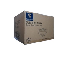 TRUESHIELD:CERTIFIED(EN 14683 as recommended by HSA ), Wholesale pack,40 Boxes of Blue Surgical Disposable Face Masks.