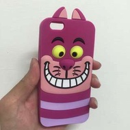 Disney 迪士尼 鋼琴貓 柴郡貓 矽膠造型手機殼 IPHONE 6 6s Plus 5.5吋