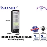 ISONIC SINGLE DOOR SHOWCASE CHILLER 308L (NO FROST) ISC-308